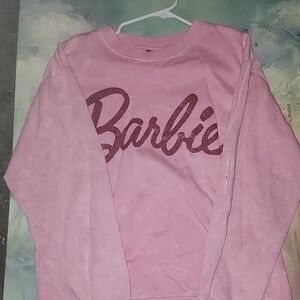 Marshalls Pink Sweater with Glitter Text